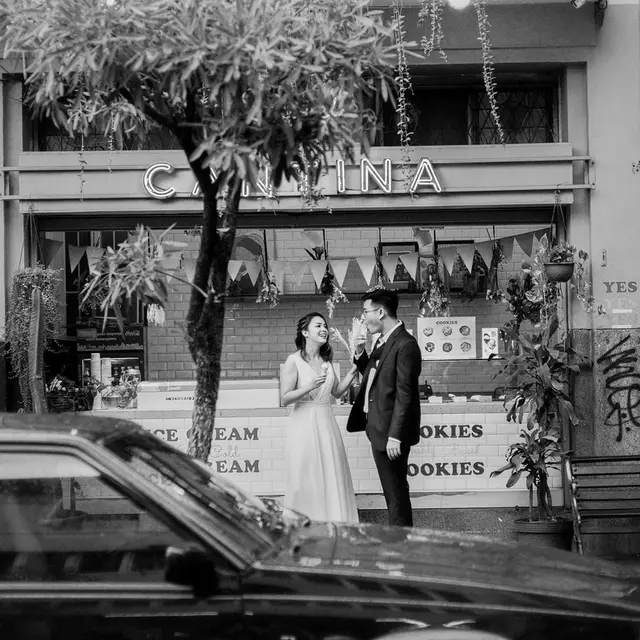 7 Potret Prewedding VJ Laissti dan Azarya Prakasa Bertajuk #KawinLAry