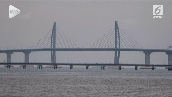 Video Inilah Penampakan Jembatan Laut Terpanjang Di Dunia Tekno