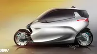 Lit Motors C1, Kendaraan Roda Dua yang Stabil Seperti Mobil