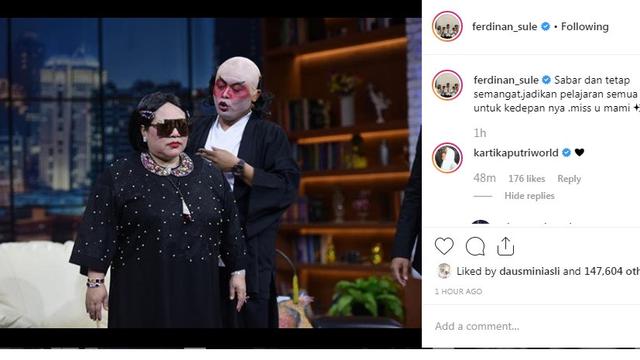 Sule - Nunung Srimulat (Foto: Instagram/@ferdinan_sule)