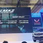 Wuling Almaz dengan fitur WIND meluncur di GIIAS 2019. (Arief / Liputan6.com)