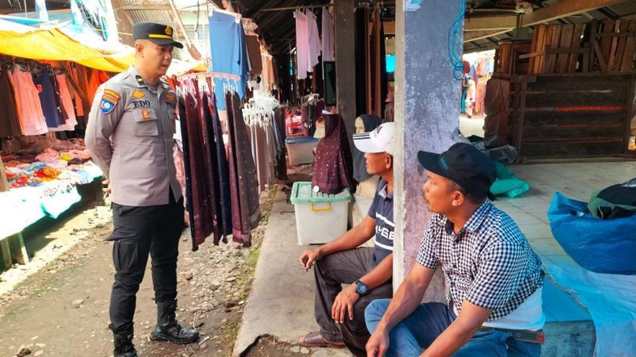 Polres Pasaman Barat Gencarkan Patroli Dialogis, Jamin Keamanan Pasar Tradisional