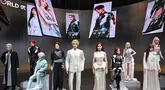 Robot humanoid dipamerkan saat peluncuran robot humanoid U1 yang diproduksi oleh UWORLD, sebuah merek di bawah UBTECH Robotics, di Shenzhen, provinsi Guangdong, Tiongkok, Selasa (30/06/2026). (AFP/ Adek Berry)