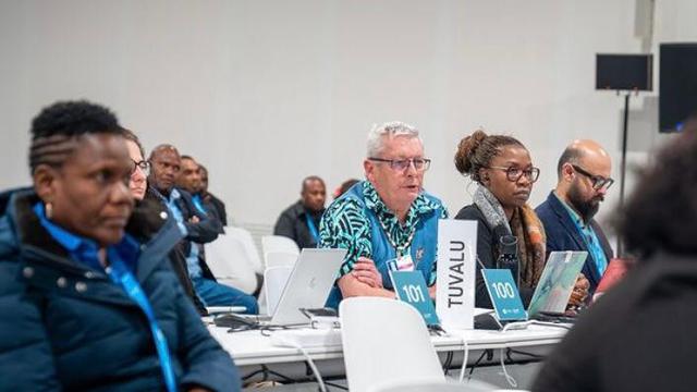 Suasana rapat persiapan jelang COP29 di Baku