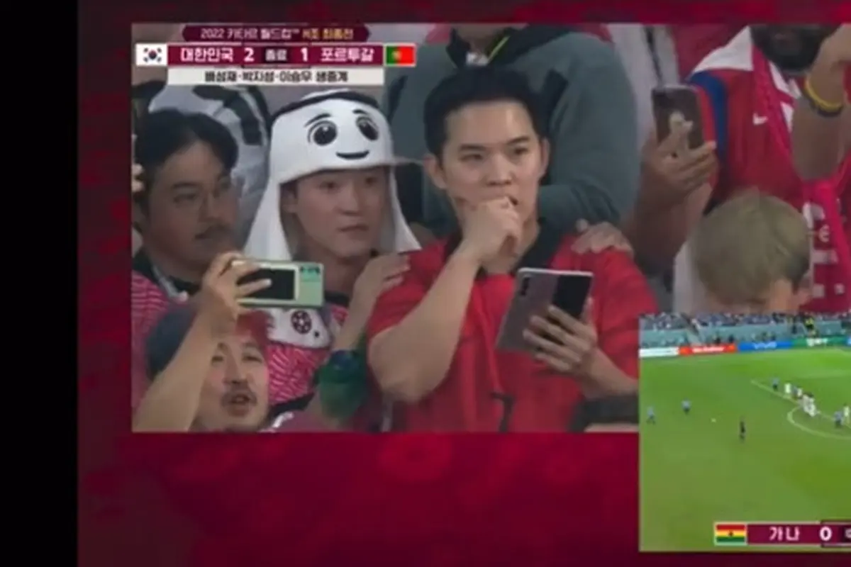 Haru Bahagia, Momen Skuad Korsel Nobar Uruguay Vs Ghana Usai Pertandingan Ini Viral