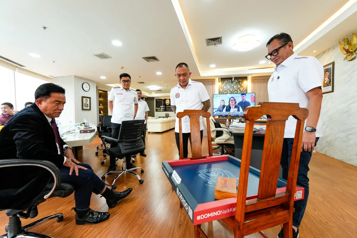 PB ORADO Bertemu Menko Kumham Imipas, Tegaskan Komitmen Membangun Domino dari Indonesia untuk Dunia