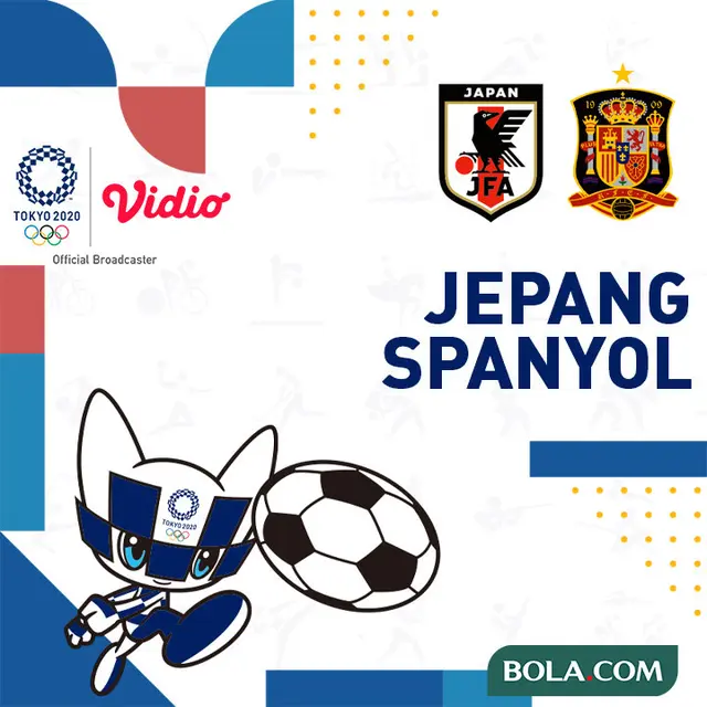 Olimpiade 2020 - Jepang Vs Spanyol