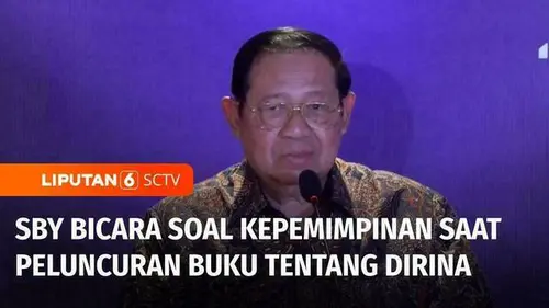 VIDEO: SBY Bicara Kepemimpinan dalam Peluncuran Buku 'Standing Firm for Indonesia's Democracy