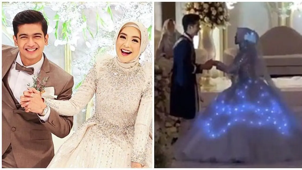 10 Momen Resepsi Pernikahan Ria Ricis dan Teuku Ryan, Mewah Bak Negeri Dongeng