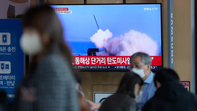 Korea Utara Tembakkan 2 Rudal Balistik Jarak Pendek