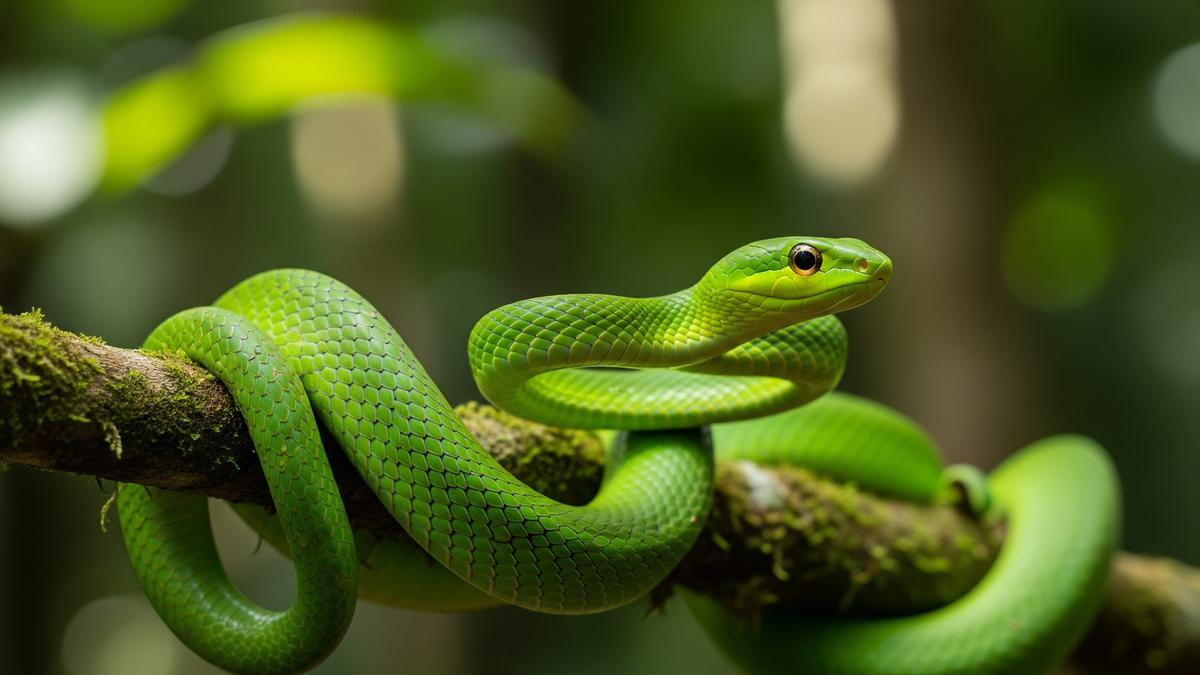 Ular Hijau Kecil Apakah Mematuk? Kenali Seberapa Berbahaya Mereka
