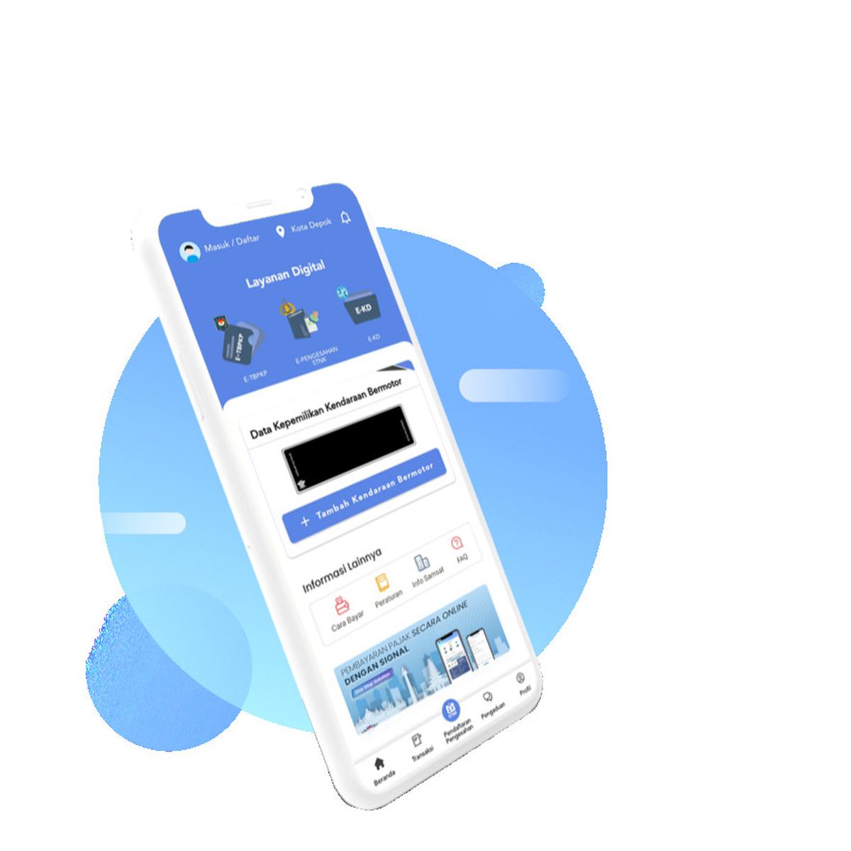 Aplikasi SIGNAL (Samsat Digital Nasional)