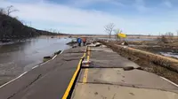 Banjir di Nebraska, AS. (Nebraska Department of Transportation)