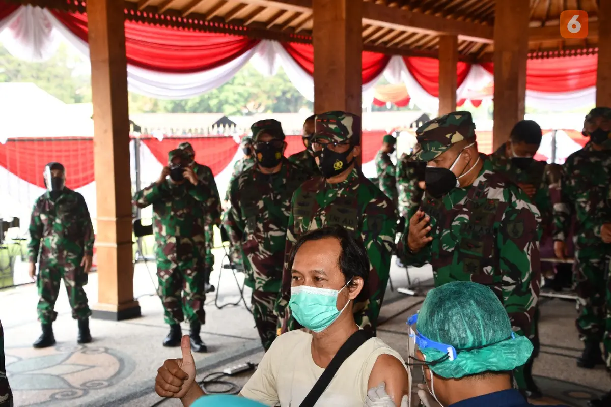 Serbuan Vaksin Kodam V Brawijaya (Liputan6.com/Istimewa)