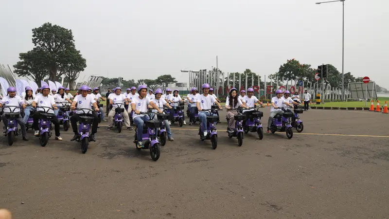 Tekan Emisi, Ratusan E-Bike Beroperasi di Kawasan gading Serpong