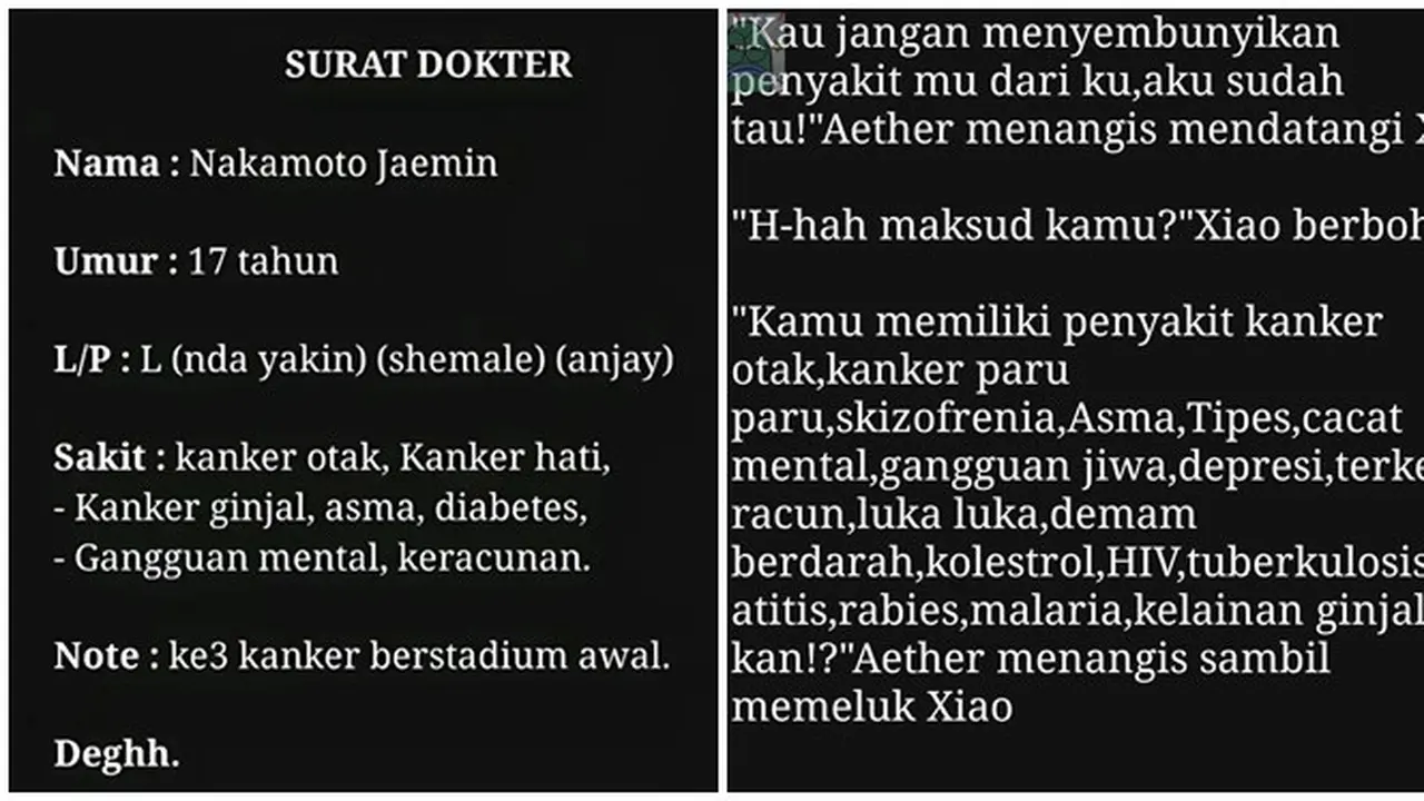 6 Kutipan Wattpad Tokohnya Sakit Keras Ini Terlalu Hiperbola, Bikin Ngakak