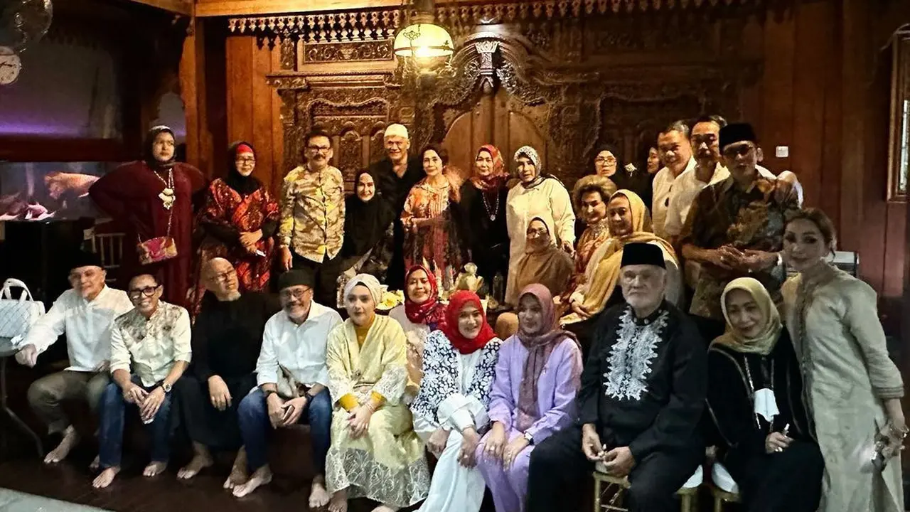 Artis Senior Buka Puasa Ramadhan di Rumah Jenny Rachman (Foto: shantywsh)