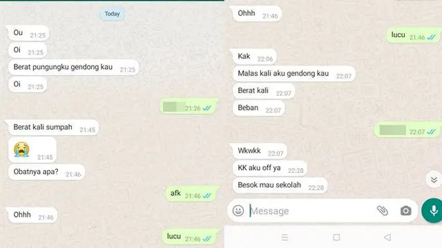 7 Chat Nyeleneh dengan Saudara, Kerap Disuruh dan Jadi Beban Saat Main Game