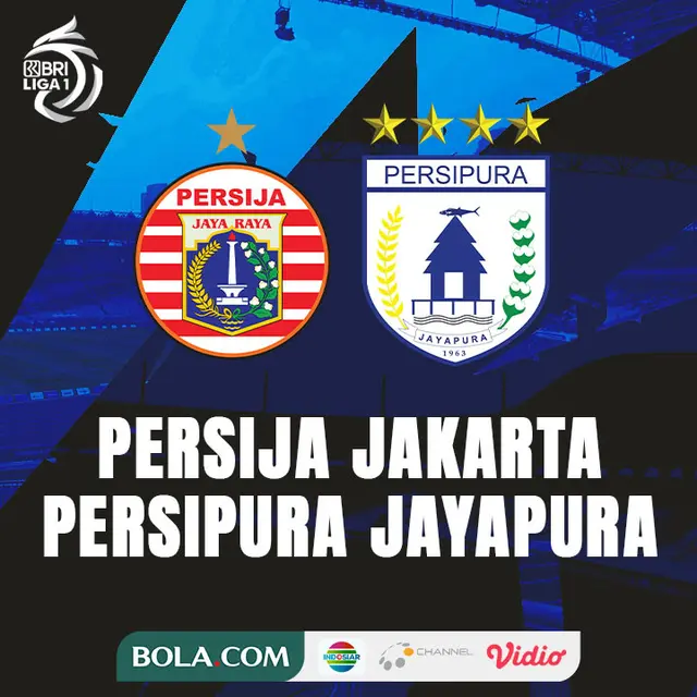 BRI Liga 1 - Persija Jakarta Vs Persipura Jayapura