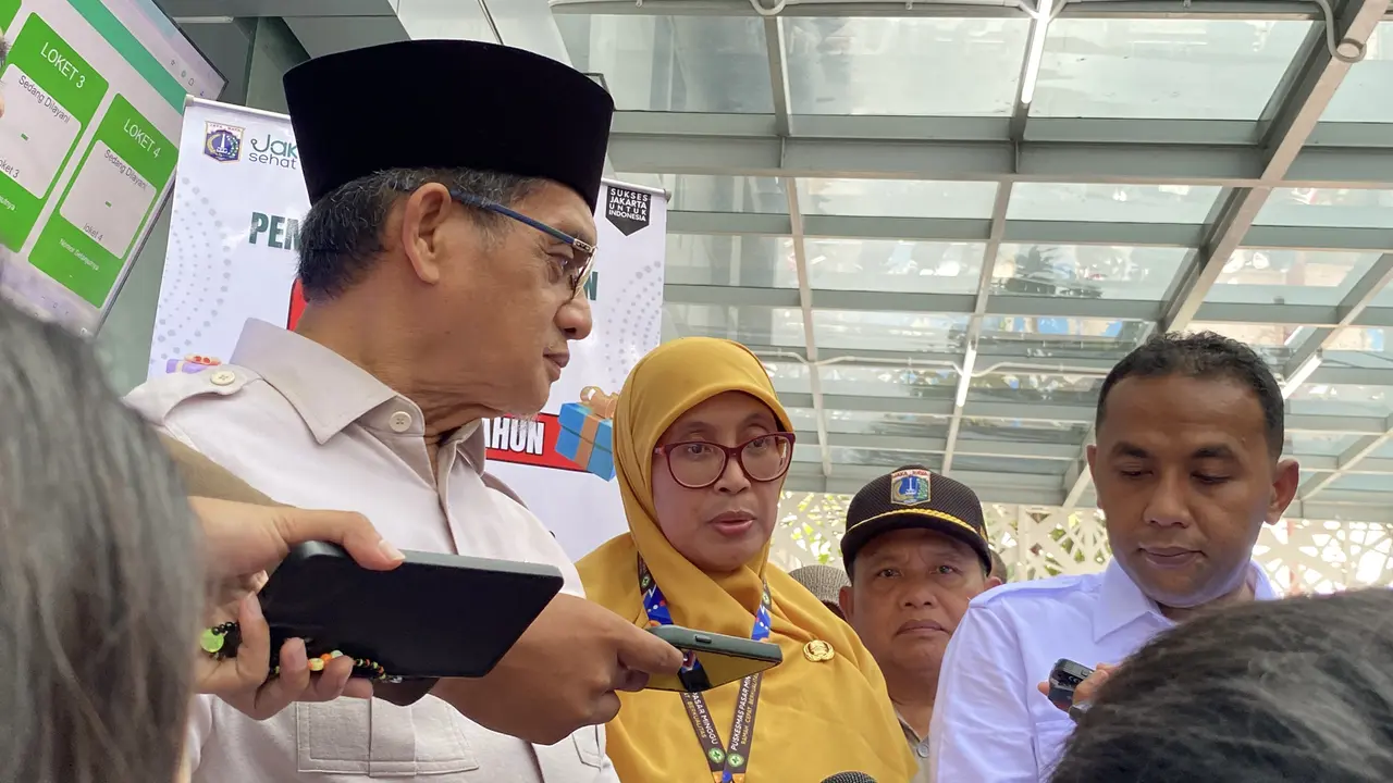 Kepala Puskesmas Pasar Minggu Sri Rejeki Amelia menjelaskan soal adanya sinergi pada program Cek Kesehatan Gratis (CGK) terhadap jemaah calon haji.