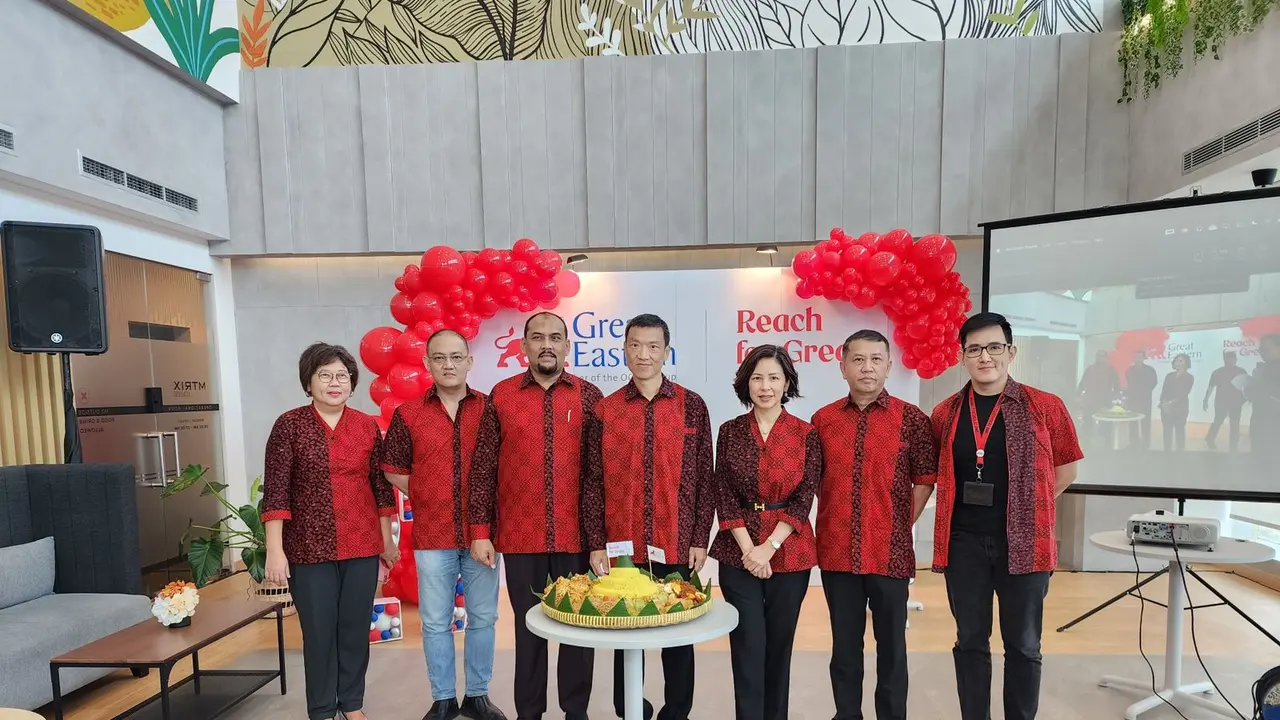 Jajaran Manajemen Great Eastern Life Indonesia pada Acara Perayaan Hari Jadi Great Eastern Life Indonesia yang ke-27. (Dok Great Eastern)