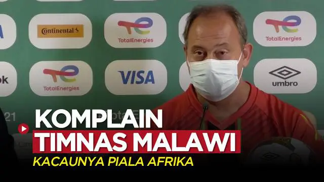 Berita video komplain Pelatih Timnas Malawi yang melontarkan kalimat pengandaian dengan menyebut nama Sadio Mane.