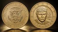 Percetakan Uang AS Rilis Koin $1 Gambar Trump, Ludes dalam Hitungan Jam