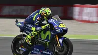 Titik Lemah Rossi di Lintasan Basah MotoGP Jerman