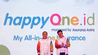 Peluncuran happyone.id secara resmi dilakukan oleh CEO Asuransi Astra, Rudy Chen bersama Direktur Astra International Suparno Djasmin.