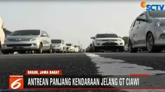 Untuk mengurai kemacetan lalu lintas, Satuan Lalu Lintas Polres Bogor memberlakukan rekayasa lalu lintas berupa sistem buka tutup satu arah.