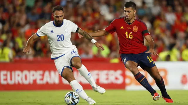 Foto: Tajamnya Para Pemain Pengganti Spanyol saat Habisi Siprus Setengah Lusin Gol Tanpa Balas pada Kualifikasi Euro 2024