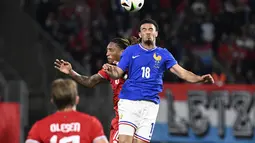 Timnas Prancis membuktikan status mereka sebagai tim unggulan Euro 2024 dengan menghajar Luksemburg 3-0. (Jean-Christophe VERHAEGEN / AFP)