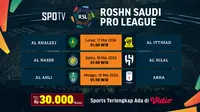 adwal Live Streaming Saudi Pro League di Vidio Matchweek 32. (Sumber: dok. vidio.com)