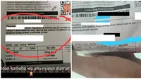 Tulisan alamat di paket pengiriman ini nyeleneh banget. (Sumber: Twitter/@txtdrikurir)