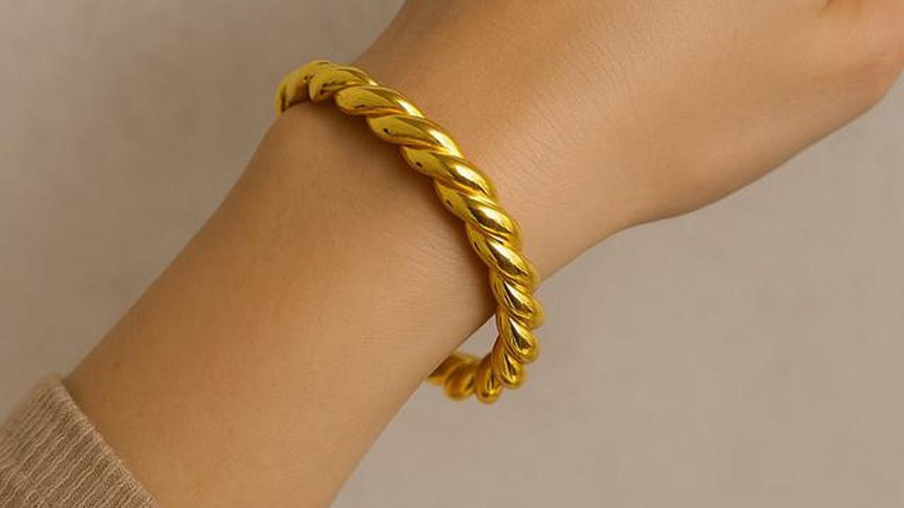 7 Model Gelang Emas 12 Gram Model Rantai Tali, Tampil Anggun Setiap Hari