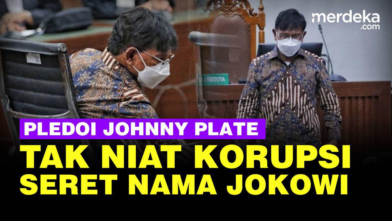 VIDEO: Pembelaan Eks Menkominfo Johnny G Plate, Tak Niat Korupsi Seret Nama Jokowi