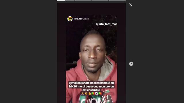 Makan Konate, Sumber Instagram