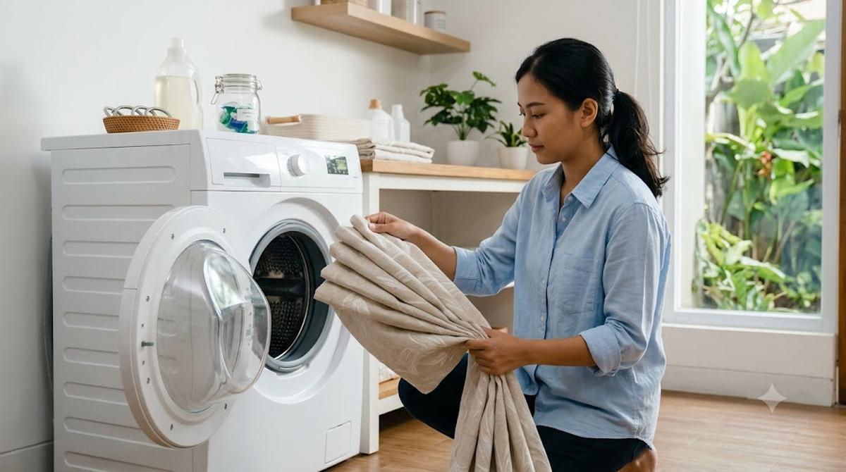 Cara Mencuci Gorden di Mesin Cuci Tanpa Merusak