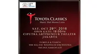 Lagi, Indonesia Jadi Tuan Rumah Toyota Classics Concert