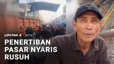 Penertiban Pasar Nyaris Ricuh