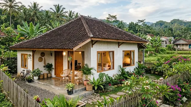 Model Rumah Minimalis 1 Lantai 2 Kamar
