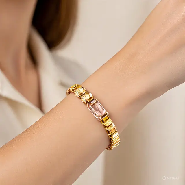 Gelang Box Chain Emas London Cocok untuk Pesta