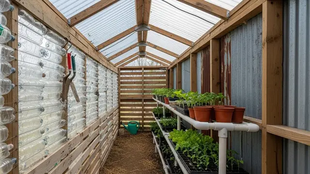 Ide Kebun Rumah Kaca Sederhana di Lahan Sempit