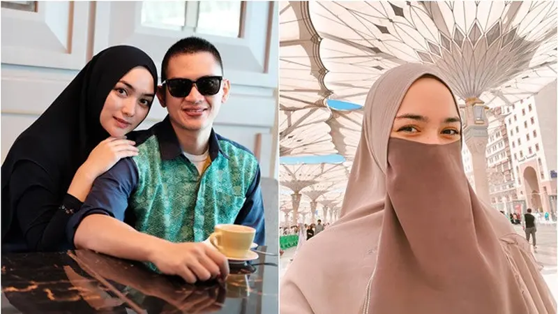 Citra Kirana Tampil Bercadar, Ini 6 Potretnya saat Berangkat Umrah