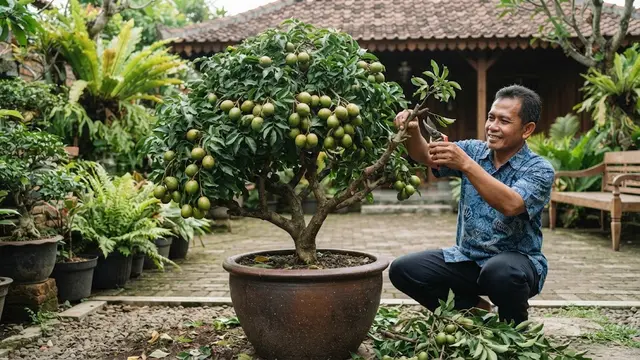 Cara Mengerdilkan Pohon Kedondong agar Muat di Pot dan Berbuah Lebat