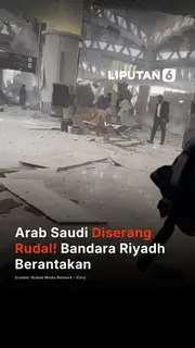Arab Saudi Diserang Rudal! Bandara Riyadh Berantakan