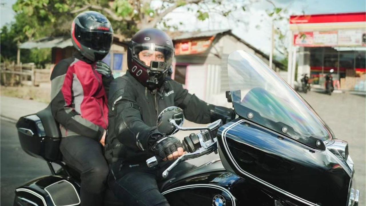"Biar gak di protes motoran... kali ini diajak #tibatibabima #tibatibatouring mmmmm....."