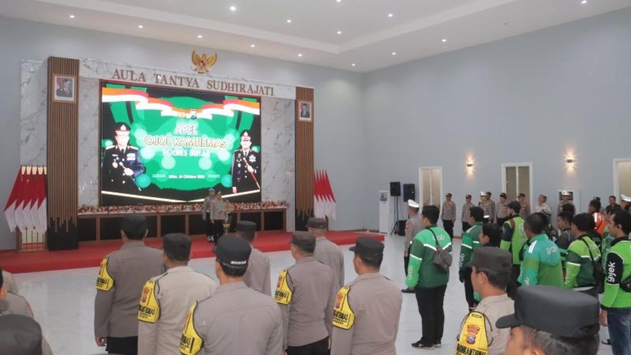Fakta Unik: Puluhan Ojek Daring Kini Jadi Garda Depan Polres Blitar Jaga Kamtibmas, Apa Peran Mereka?