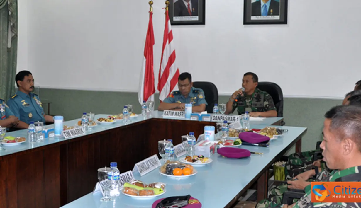 Citizen6, Surabaya: Wasrikkap Itjenal 2012 yang dipimpin Ketua Tim Wasrikkap Itjenal Brigjen TNI (Mar) Aberdy Nugrahendra beserta tim akan melaksanakan pengawasan dan pemeriksaan Lengkap. (Pengirim: Budi Abdillah)
