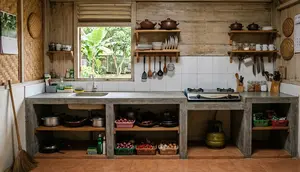 7 Desain Dapur Rumah Kampung yang Sederhana tapi Terlihat Bersih dan Rapi